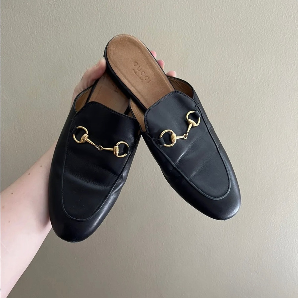 Gucci Princetown Mules, 38.5